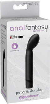 Anal Fantasy P-Spot Tickler Vibe (Black); anal vibrator; anal vibrators; vibrators; vibrating anal plug; anal plug vibrator; thrusting anal vibrator; anal plug; anal sex toy; anal vibe; anal toys; top anal vibrators; best anal vibrators; anal sex toys; vibrator anal; anal plug vibrators; best anal vibrator; anal vibrator; vibrator anal plug