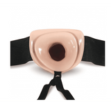 Dr Skin 7in Hollow Strap On Vanilla - Magic Men Australia, Dr Skin 7in Hollow Strap On Vanilla, Dildos