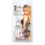 Lux Fetish Japanese Clover Nipple Clamps - Magic Men Australia, Lux Fetish Japanese Clover Nipple Clamps, Bondage