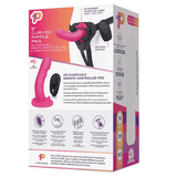 Pegasus 6" Rechargeable Curved Ripple Peg w/Adjustable Harness & Wireless Remote - Magic Men Australia, Pegasus 6" Rechargeable Curved Ripple Peg w/Adjustable Harness & Wireless Remote, Dildos