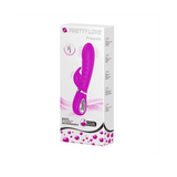 Rechargeable Vibrator "Prescott" Purple (200mm) - Magic Men Australia, Rechargeable Vibrator "Prescott" Purple (200mm), Rabbit Vibrators