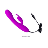 Rechargeable Vibrator For Couples "Hunter" Purple - Magic Men Australia, Rechargeable Vibrator For Couples "Hunter" Purple, Rabbit Vibrators