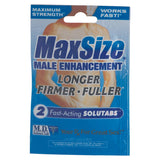 MAX Size Male Enhancement Formula-2 Pill Pack