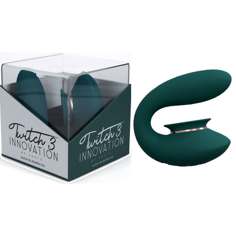 Twitch 3 Rechargeable Vibrator & Suction