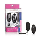 Silicone Remote Rechargeable Egg Black