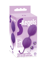 The 9'S S Kegels Silicone Kegel Balls-Purple