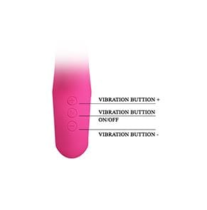 Pretty Love Rabbit Vibrator Soft Pink "Carina"