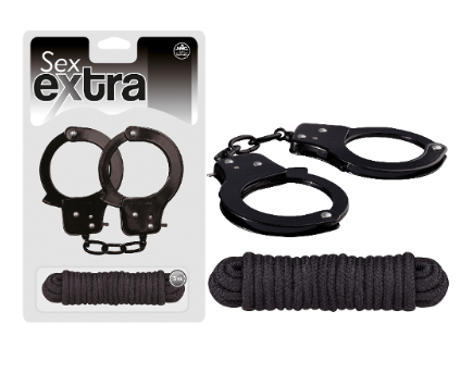 SEX EXTRA - Metal Cuffs & Love Rope