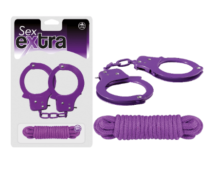 SEX EXTRA - Metal Cuffs & Love Rope