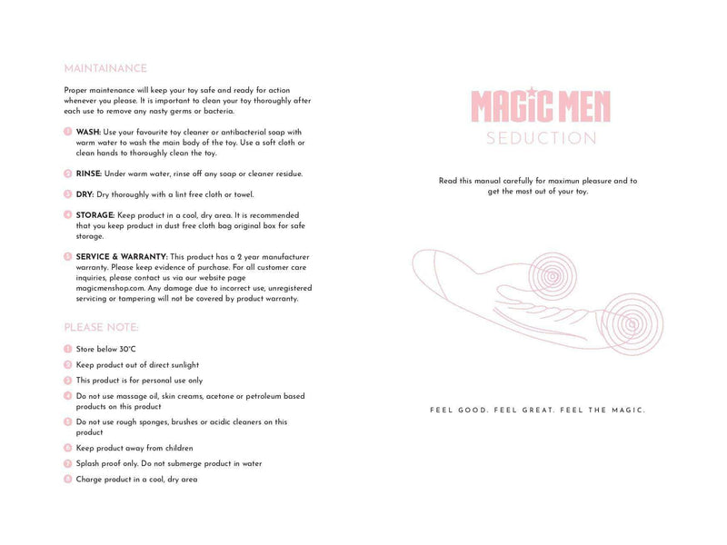 Magic Men "SEDUCTION" By Will - Rabbit Vibrator - Magic Men Australia, Magic Men "SEDUCTION" By Will - Rabbit Vibrator, Rabbit Vibrators