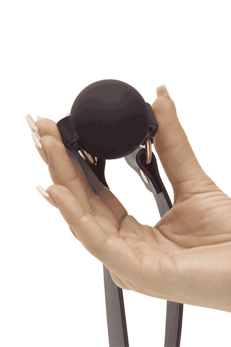 Fifty Shades Leather Ball Gag - Magic Men Australia, Fifty Shades Leather Ball Gag, Bondage; sex toys; sex toy; best sex toys; using sex toys; new sex toys; sex toys for guys; sex toy review; buy sex toys; top sex toys; cool sex toys