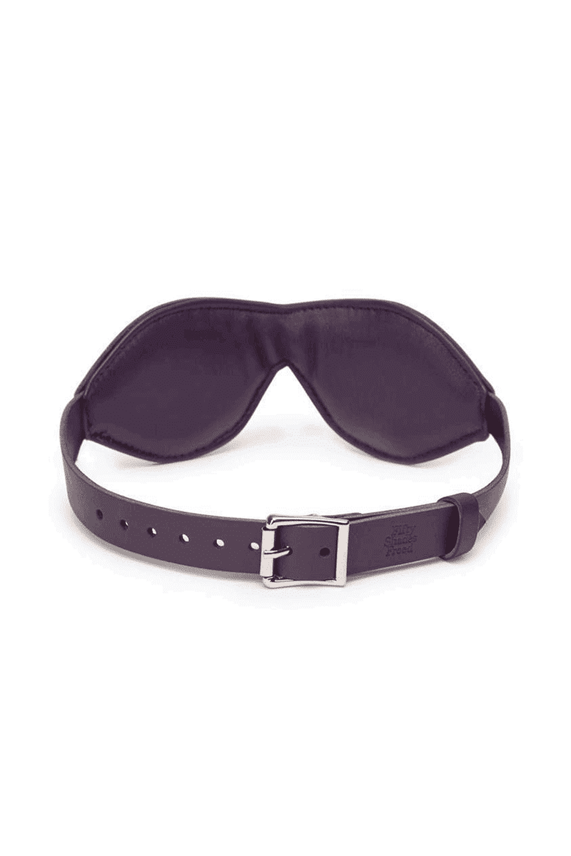 Fifty Shades Leather Blindfold - Magic Men Australia, Fifty Shades Leather Blindfold, Bondage; sex toys; sex toy; best sex toys; using sex toys; new sex toys; sex toys for guys; sex toy review; buy sex toys; top sex toys; cool sex toys