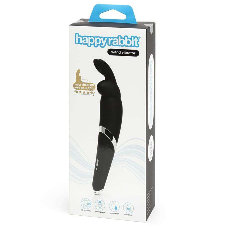 Happy Rabbit Rechargeable Wand Vibrator - Magic Men Australia, Happy Rabbit Rechargeable Wand Vibrator, Wand Vibrators