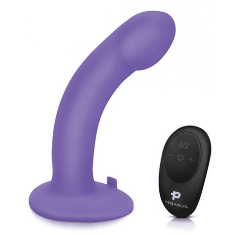 Pegasus 6" Rechargeable Curved Realistic Peg w/Adjustable Harness & Wireless Remote - Magic Men Australia, Pegasus 6" Rechargeable Curved Realistic Peg w/Adjustable Harness & Wireless Remote, Dildos