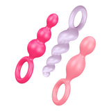 Satisfyer Plugs Booty Call Mixed Color - Magic Men Australia, Satisfyer Plugs Booty Call Mixed Color, Dildos; butt plug; butt plugs; best butt plug; how to use a butt plug; vibrating butt plug; glass butt plug; butt plug for beginners; buy a butt plug; anal butt plug; how to butt plug; anal butt plugs; anal plug; butt plug vibrator