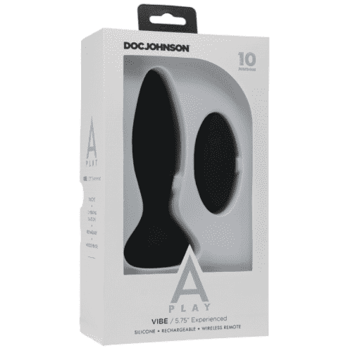 A-Play Vibe Experienced Rechargeable Plug-Black