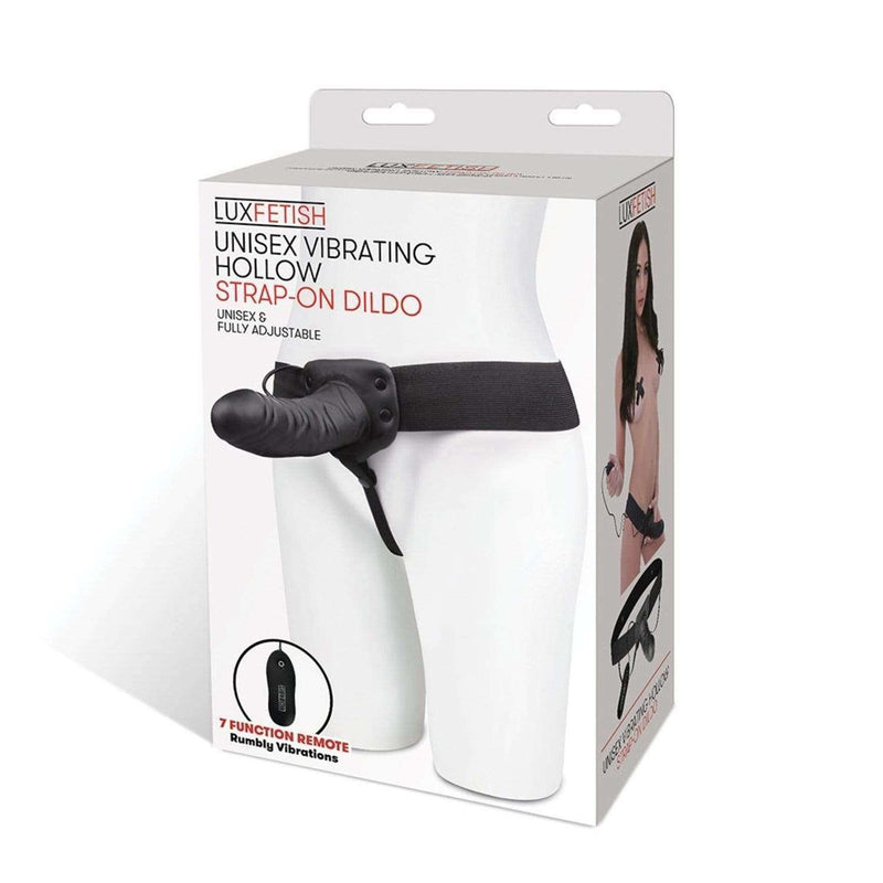 Unisex Vibrating Hollow Strap-On Dildo | MAGIC MEN AU Unisex Vibrating Hollow Strap-On Dildo | MAGIC MEN AU
