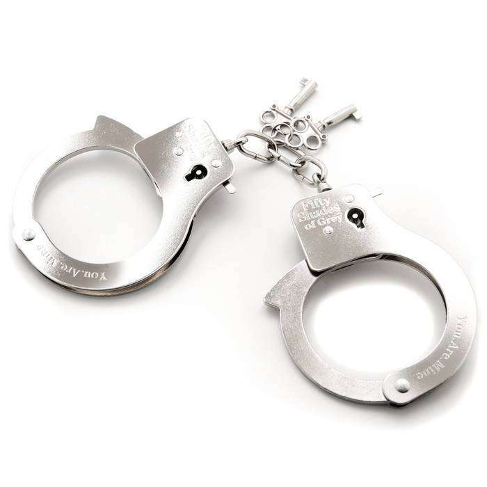 Fifty Shades of Grey You Are Mine Metal Handcuffs - Magic Men Australia, Fifty Shades of Grey You Are Mine Metal Handcuffs, Bondage; sex toys; sex toy; best sex toys; using sex toys; new sex toys; sex toys for guys; sex toy review; buy sex toys; top sex toys; cool sex toys