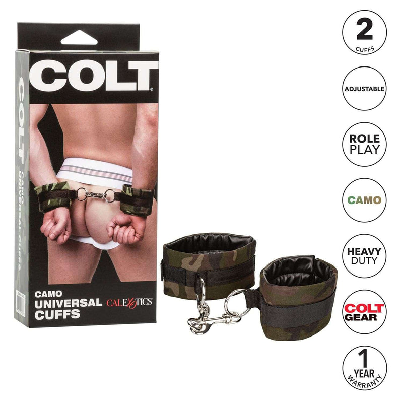 Colt Camo Universal Cuffs - Magic Men Australia, Colt Camo Universal Cuffs, Bondage