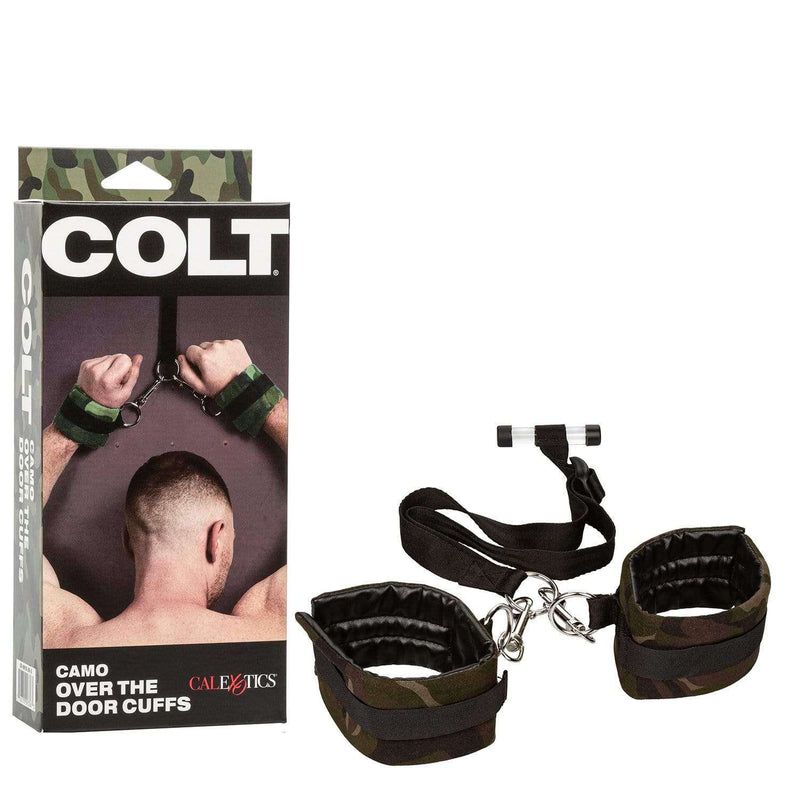 Colt Camo Over Door Cuffs - Magic Men Australia, Colt Camo Over Door Cuffs, Bondage