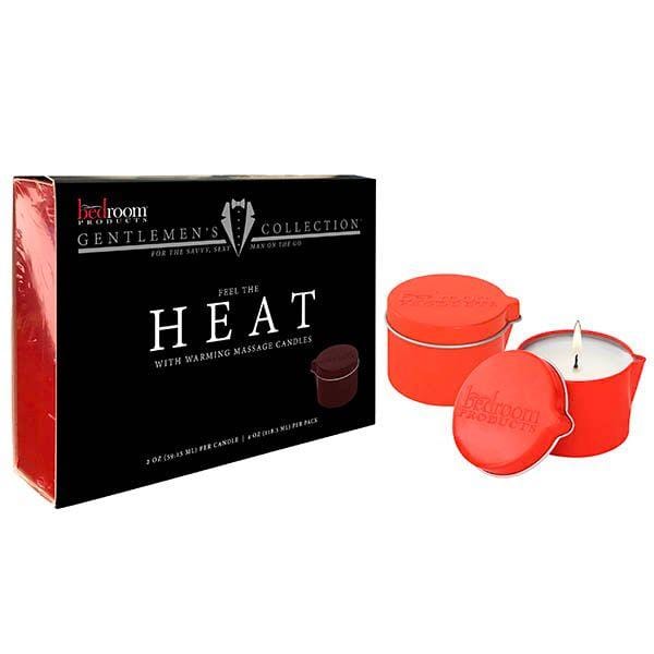 Bedroom Products Heat Warming Massage Candles - 2 Packs