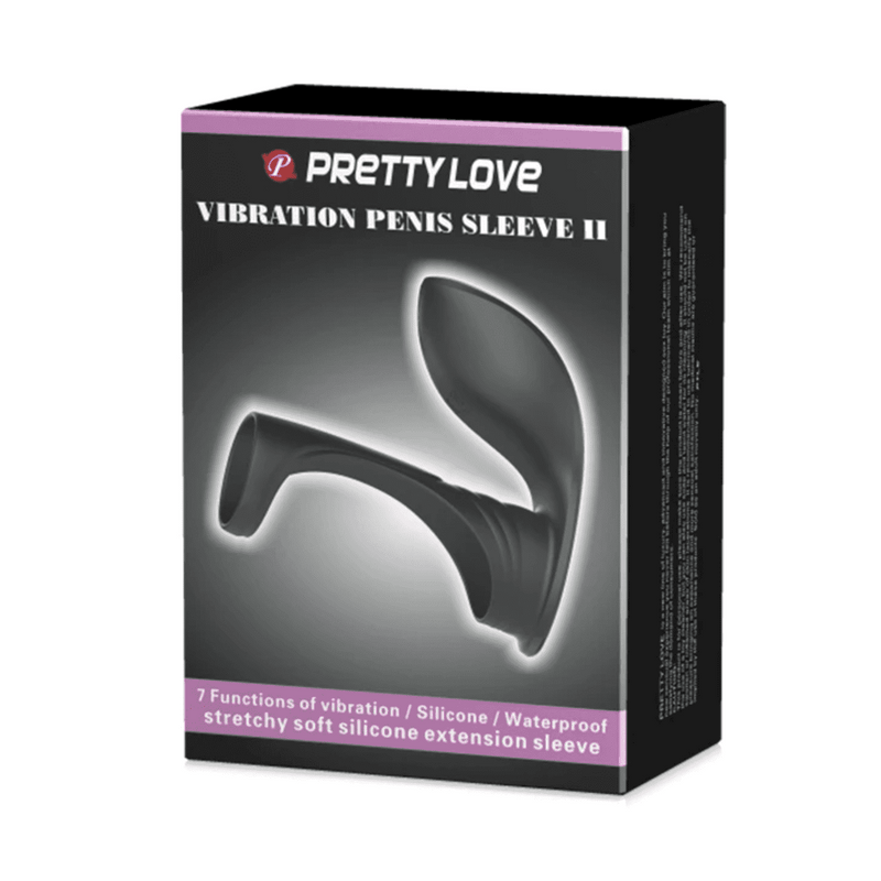 Vibrating Penis Sleeve Black (90mm) | MAGIC MEN AU Vibrating Penis Sleeve Black (90mm) | MAGIC MEN AU