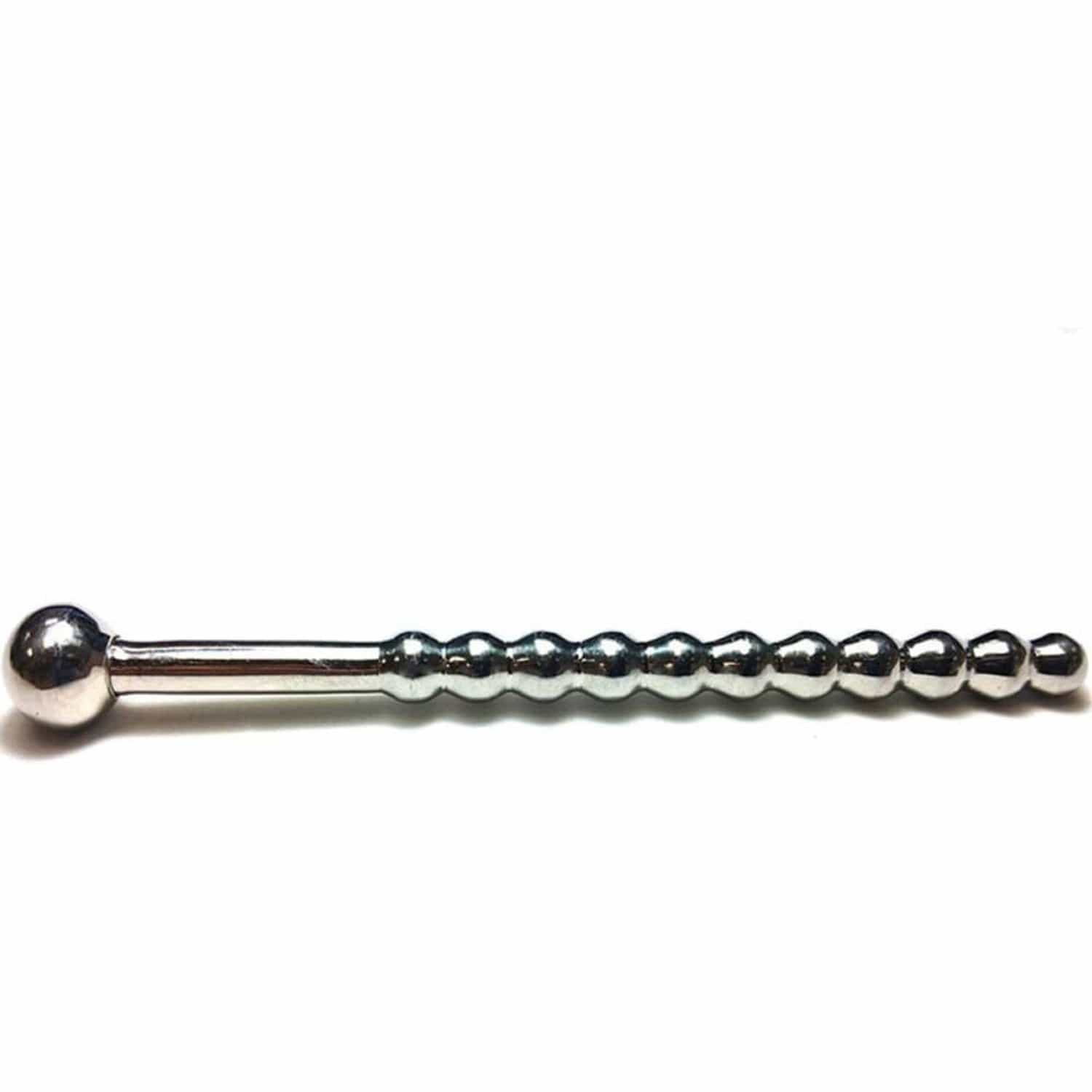 Rouge Beaded Urethral Sound with Stopper MAGIC MEN AU